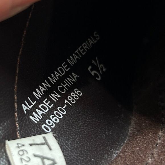 Vintage Y2K 2000s Xhilaration Neutral Brown Slip On Chunky Platform Clog 5.5 - Picture 11 of 11